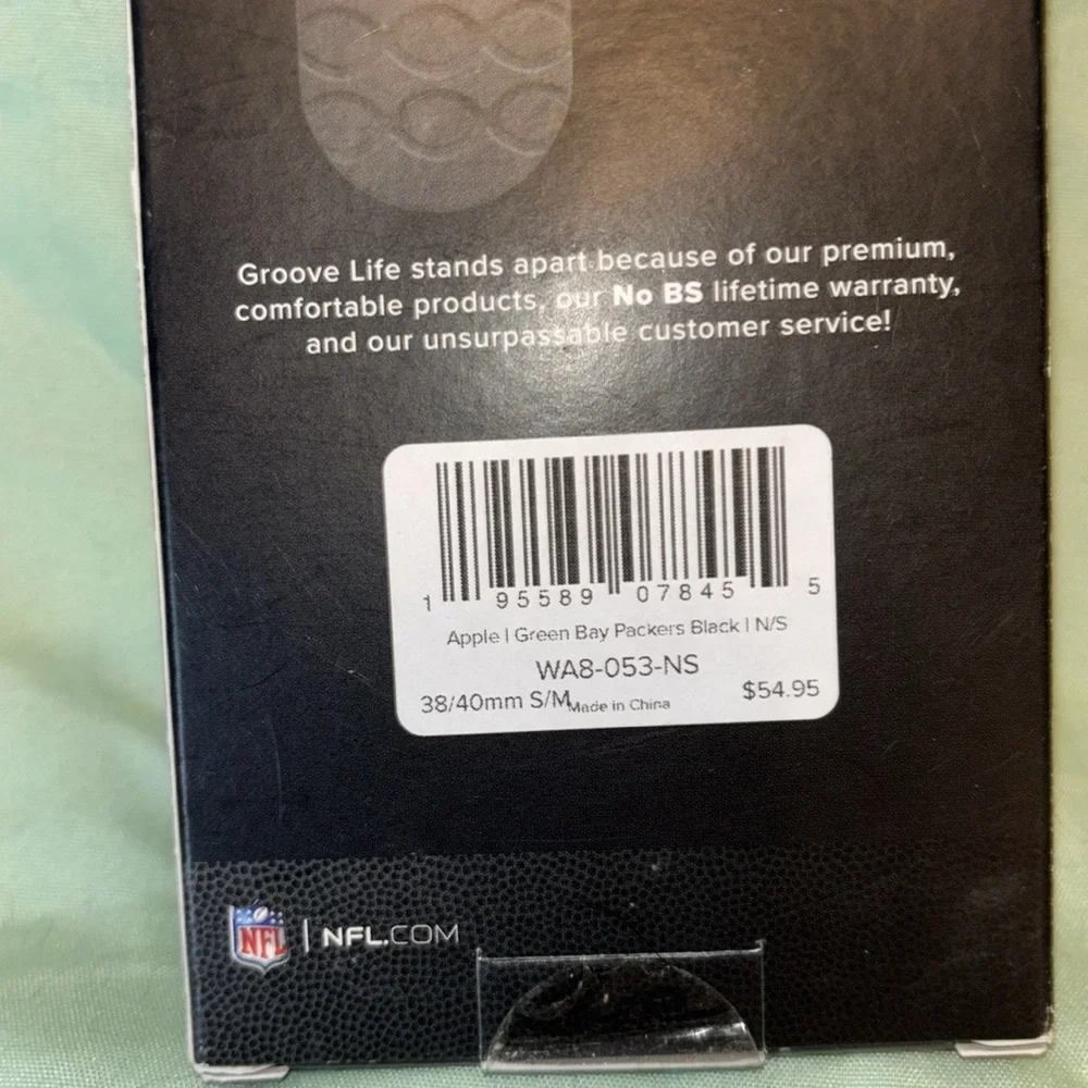 Groove Life Green Bay Packers Apple Watchband 38/40mm S/M